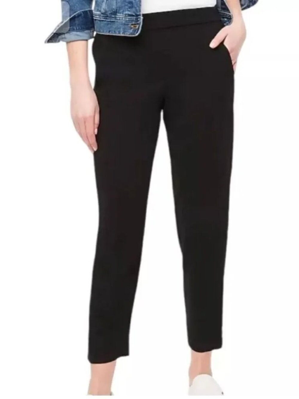 J. Crew Black Jamie Pant with Elastic Waist